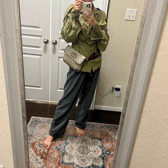 Gucci Gg Supreme Monogram Neo Vintage Web Belt Bag Brown - Picture 2 of 16